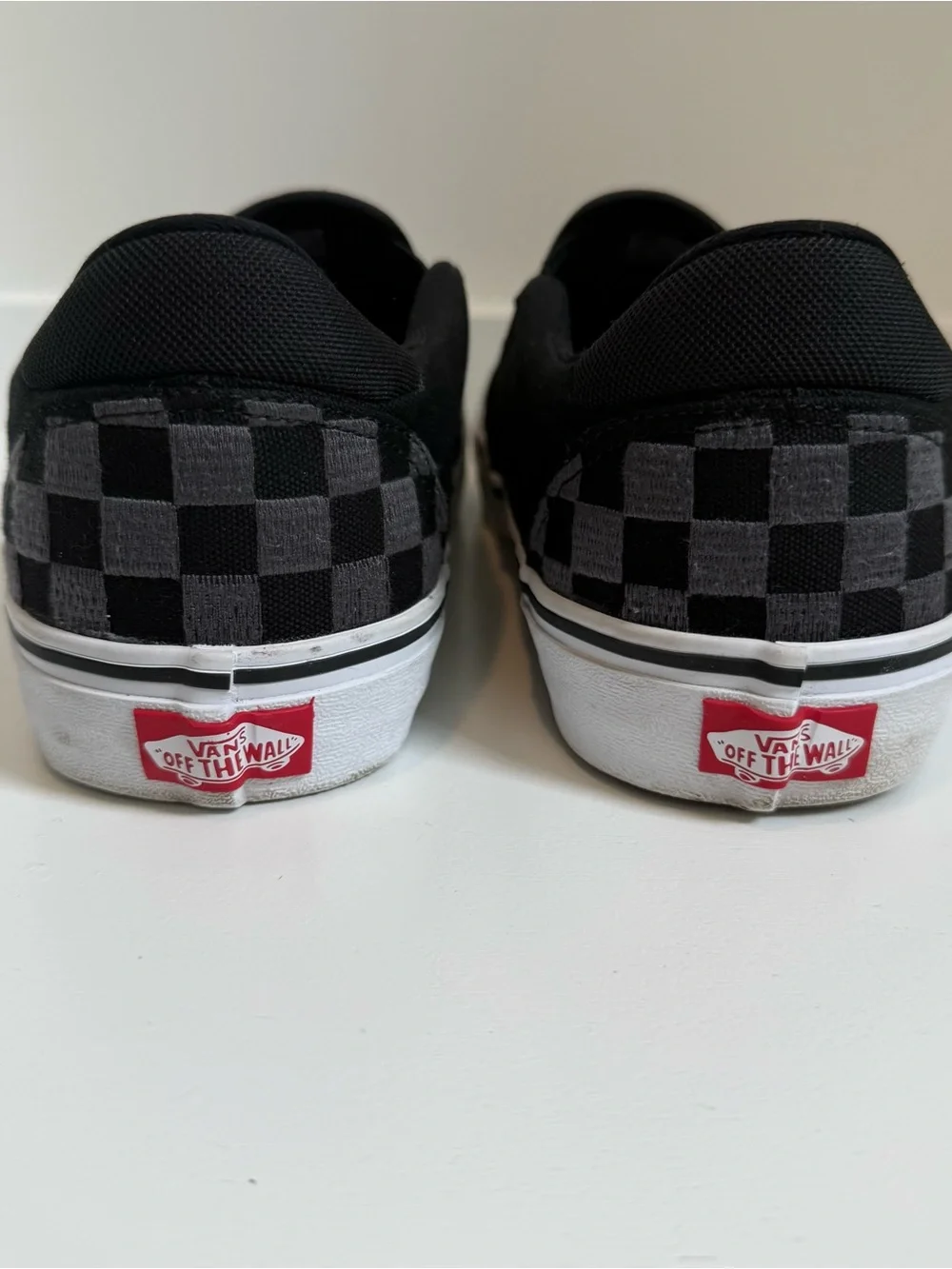 Vans Asher Classic Slip-On Checkerboard Skate Shoes Mens Size 9.5 - Picture 5 of 9